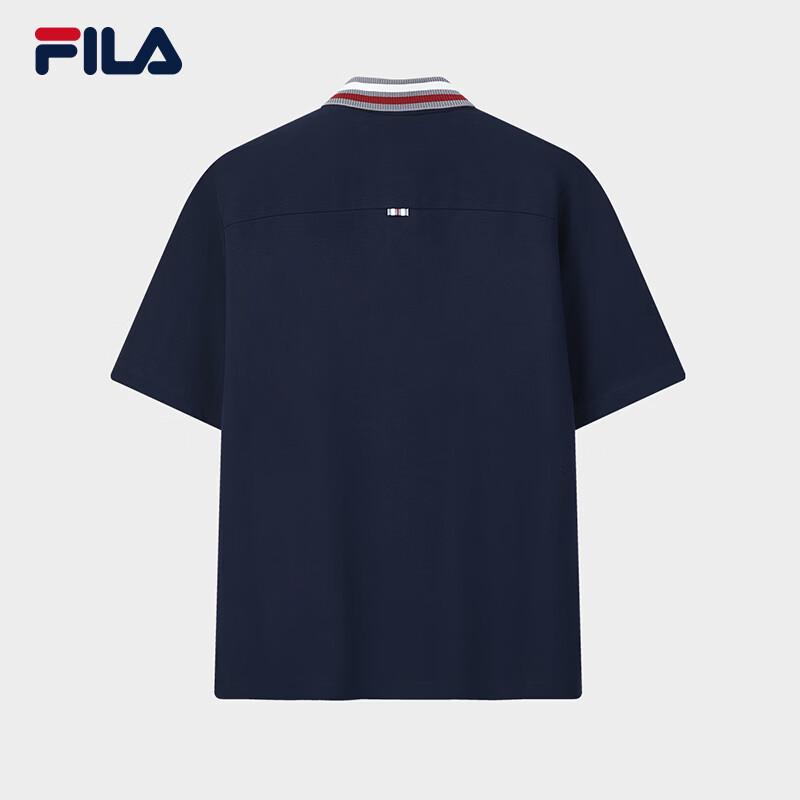 Fila Мужская вязаная рубашка-поло Jackson Yee свободного кроя