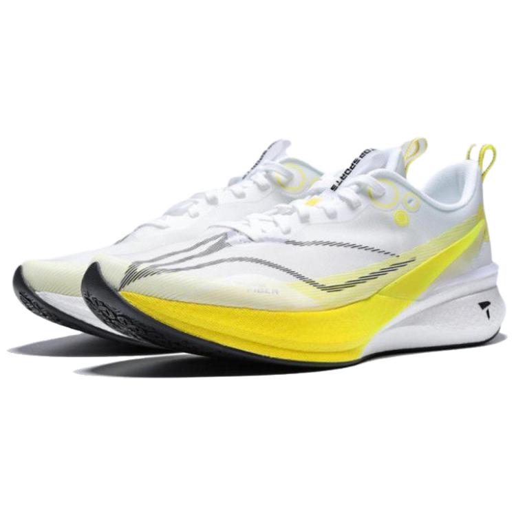 Li Ning Red Hare 8PRO Износостойкие Амортизирующие Низкие Повседневные Беговые Кроссовки Мужские Бело-Желтые ARPV003-36