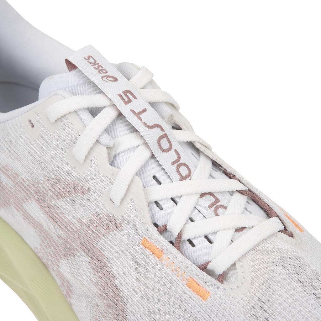 Asics Novablast 5 Модные Универсальные Повседневные Кроссовки с Низким Верхом для Бега Мужские кроссовки Бело-Розово-Фиолетовые 1011B974-101