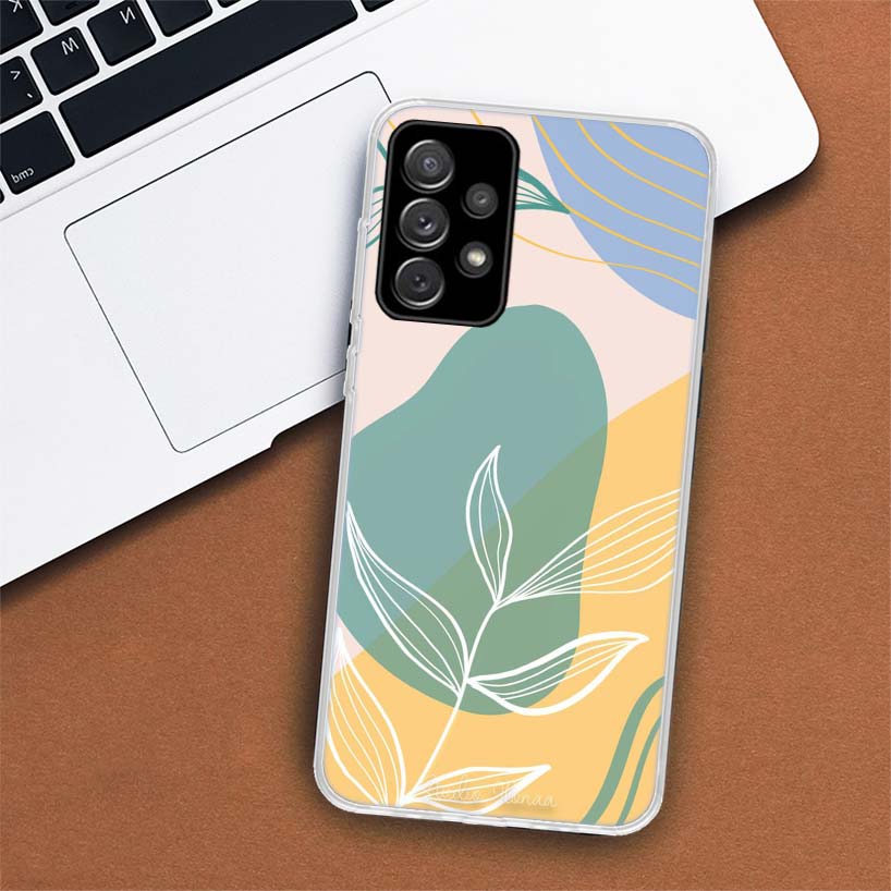 Женский чехол для телефона с абстрактным рисунком лица для Samsung Galaxy A55 A54 A53 A52 A15 A14 A13 A12 A35 A34 A33 A32 A25 A24 A23 A22 A04S A03S