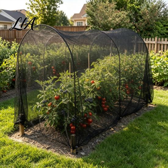 Plant Growth Protection Mesh Fine Bird Netting, Heavy Duty PE Plastic Anti-bird Garden Netting Reusable Barrier for Fruit Trees Berries And Plants