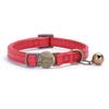 Cat Cat Collar PU Leather Laser Engraving Cat Collar DIY Dog Bell Collar