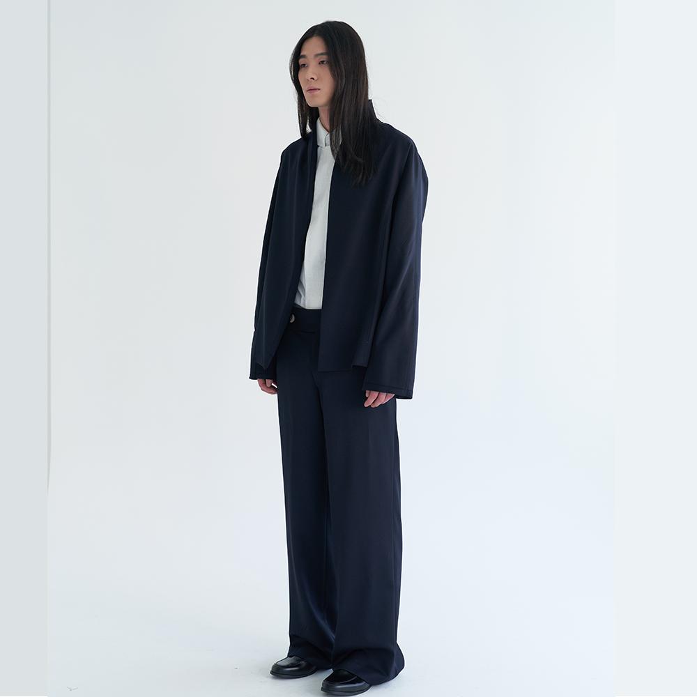 KOMOK Fastener Pants (Navy) - Men