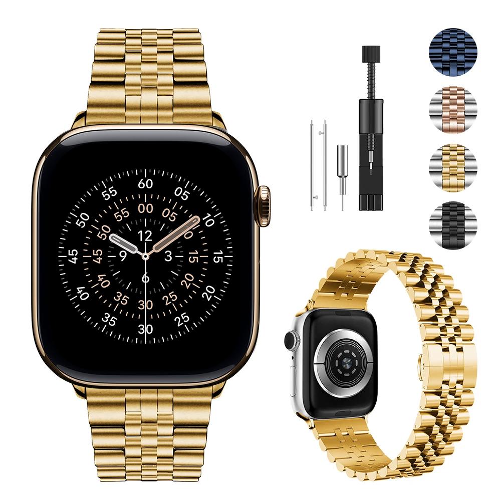 Металлический ремешок для Apple Watch Ultra 3/2 49 мм 11/10 42/46 мм 9 8 7 45/41 мм Браслет из нержавеющей стали Ремешок для запястья iwatch 6 5 SE3 44/40 мм