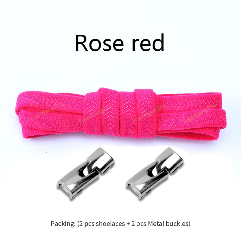 Elastic Laces Sneakers Cross Locks Shoelaces Without Ties Kids Adult 8MM Width No Tie Shoelace Rubber Bands Shoes Accessories