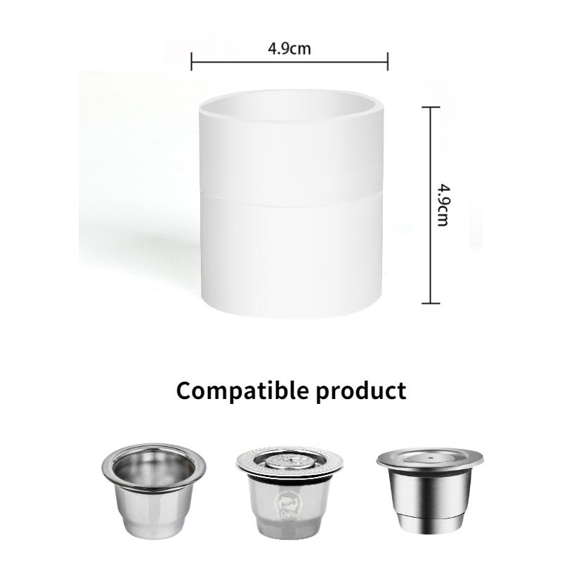 i Cafilas [QT03] Дозирующее кольцо Аксессуары для кофейных инструментов Простое управление ПП Пищевой класс для Nespresso Vertuoline Illy Caffitaly Кофейные капсулы