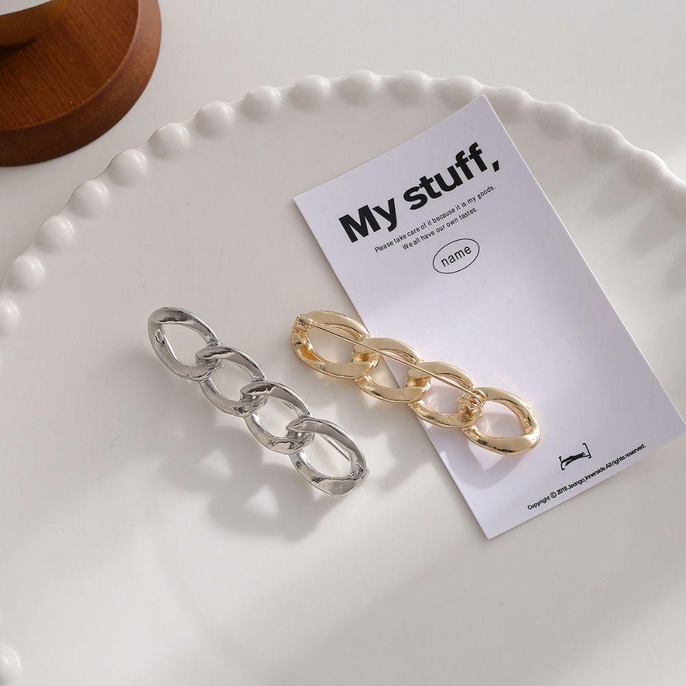 Button Clasps Jean Fit Tighten Buckles Waist Buckle Twist Chain Brooches Skirts