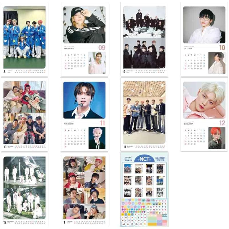 2025 Wall Calendar [K-STAR Wall Calendar] (NCT NCT)