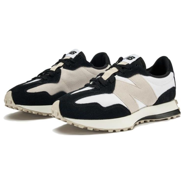 New Balance Nb 327 Comfortable Retro Low Top Casual Running Shoes Unisex Sneaker White Black MS327BWT