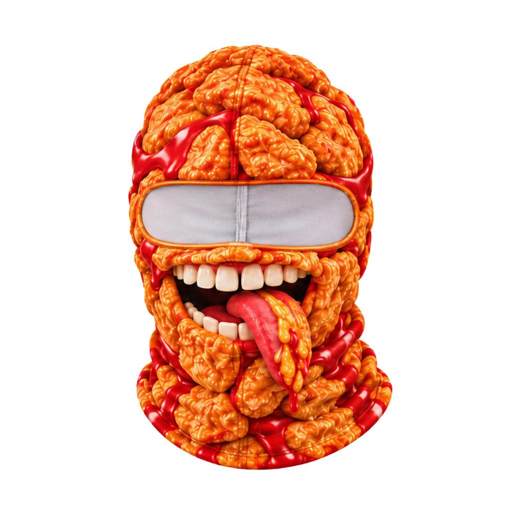 Смешное лицо старика на лыжах, 3D-печатное полнолицевое novelty для зимы, Реалистичный дизайн, Солнцезащитные очки не включены