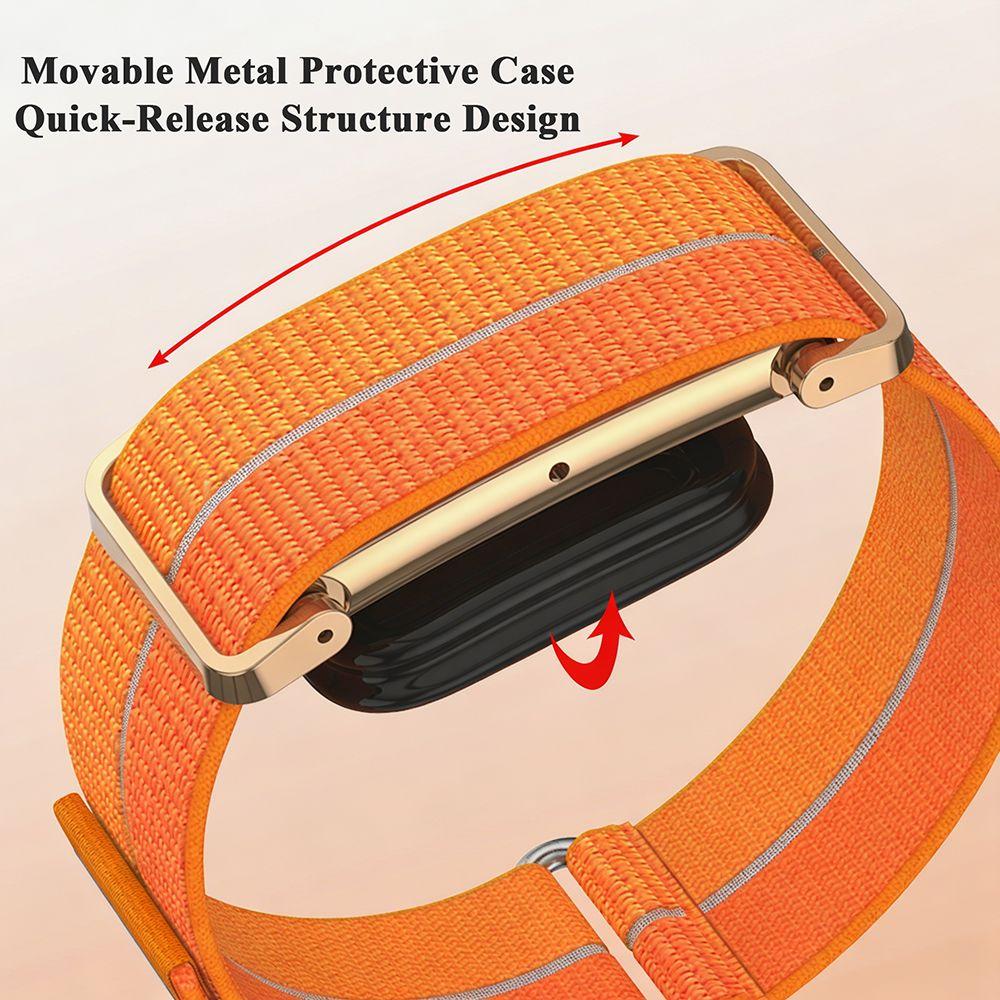 Adjustable Fitness Tracker Strap Nylon Replacement Wristband for Google Fitbit Air for Men Women