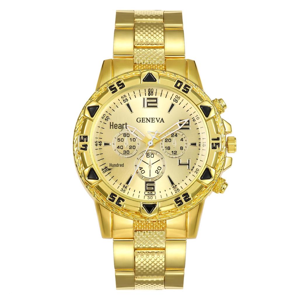 Elegant Men's Watch Set: High-end Business & Gift Collection - 4 Piece Set