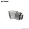 Фитинг Barrow G1/4'' Поворотный фитинг 45 градусов Адаптер Вращающийся на 45 градусов Адаптеры для водяного охлаждения Черный/Белый/Серебристый