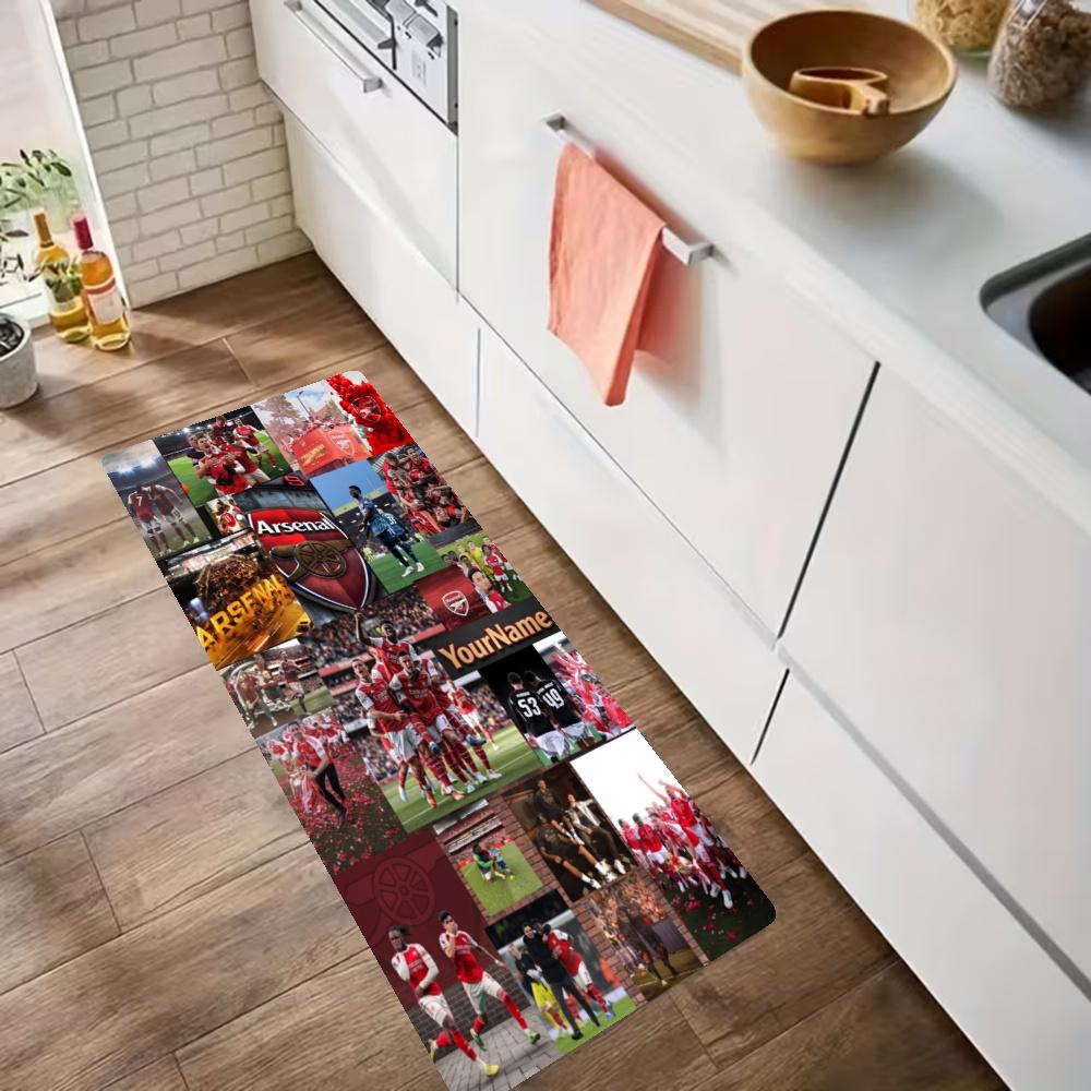 Arsenal Customize Your Name Kitchen Rug Runner Rug Laundry Mat Hallway Entryway The Best Gift Choice