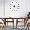 3D DIY Wall Clock Simple Installation Battery-Powered Quiet Modern Nordic Wall Clock for Living Room Bedroom