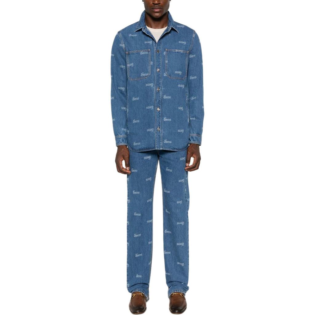 GUCCI Eco Lasered Denim Jeans 792673-XDC25-4452