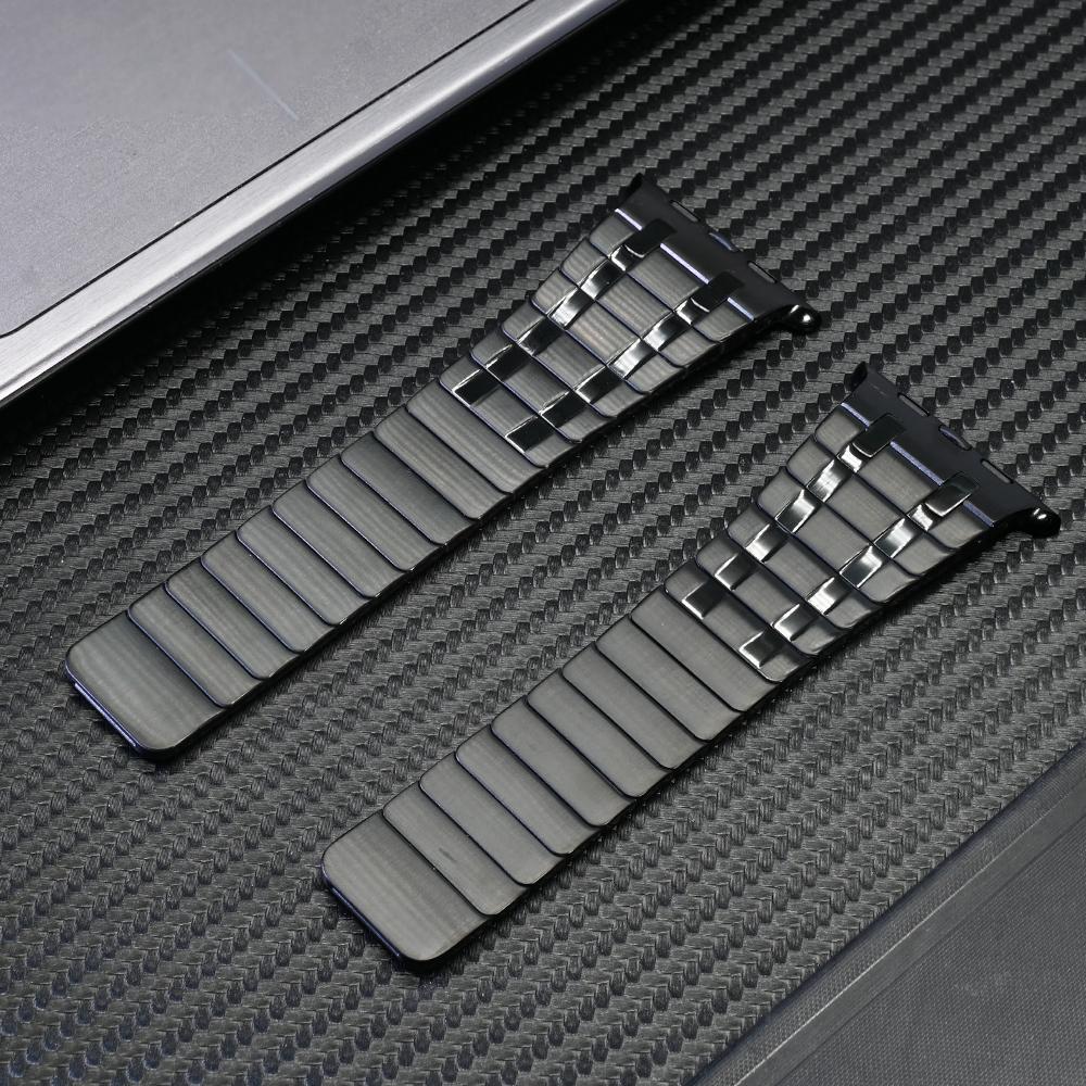 Нержавеющая сталь Ремешок для Apple Watch Ultra Серии 10 9 8 7 6 5 SE Магнитный Металлический Браслет для Серии 49мм 46мм 45мм 44мм Ремешок