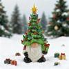 Рождественские украшения Светящийся гном Рождественская елка Рождественские украшения 6,3 дюйма Гном Рождественская елка с 30 разноцветными огнями 1 штука