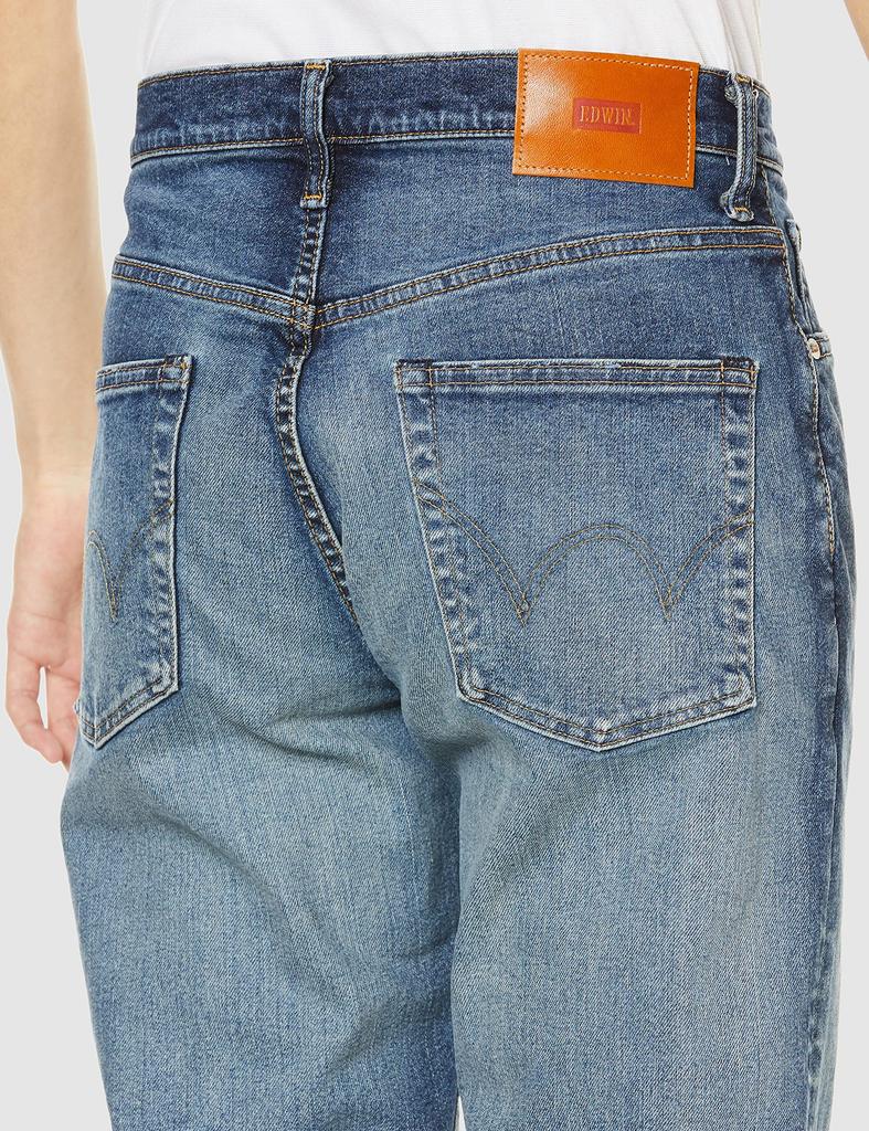 Edwin Regular Tapered Dark Размер Удивительный Стрейч Деним Мужские Джинсы, EM33, Синий, S,