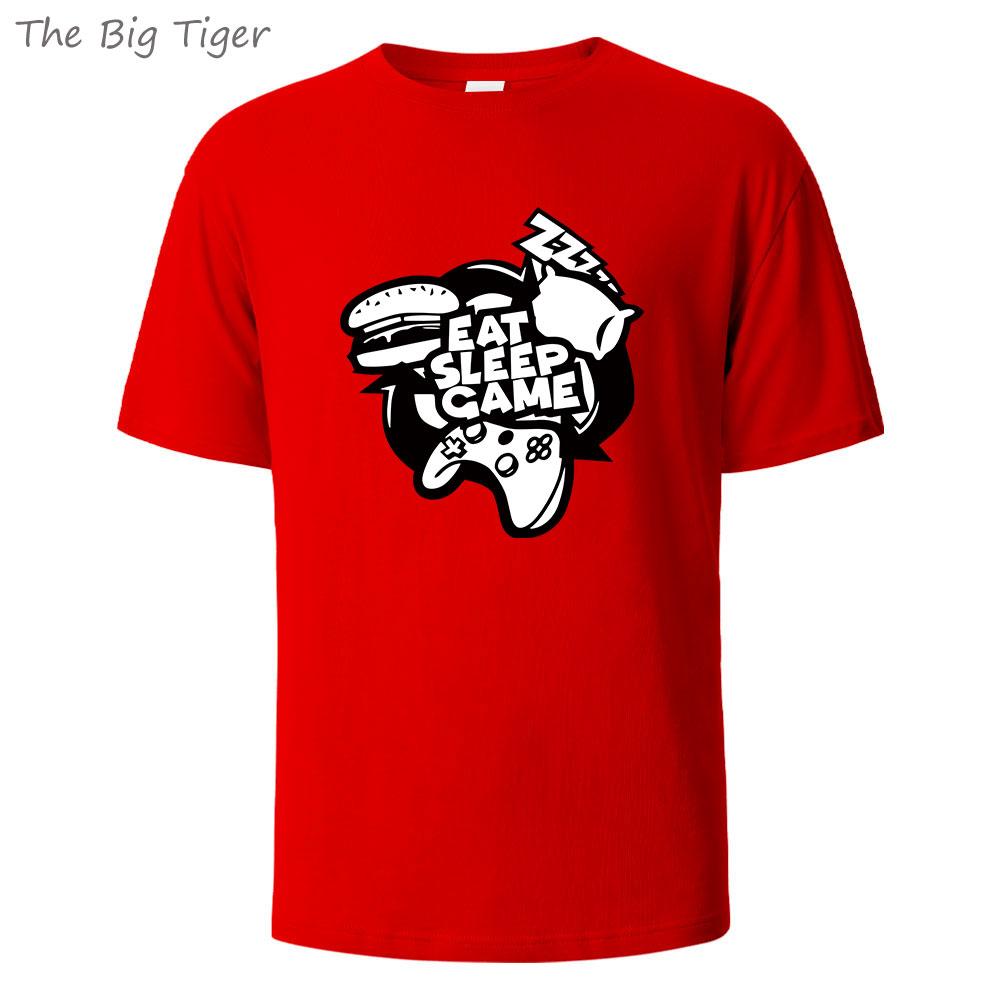 Hamburger Painting Relaxed Fit Cotton T Shirt Classic Round Neck Casual Wear Lightweight Unisex Basic Tee Mens Tshirt