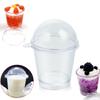 Kitchen Baking Plastic DIY Craft Miniature Frappuccino Cup Cake Decorating Ice Cream Cups Cover Lid