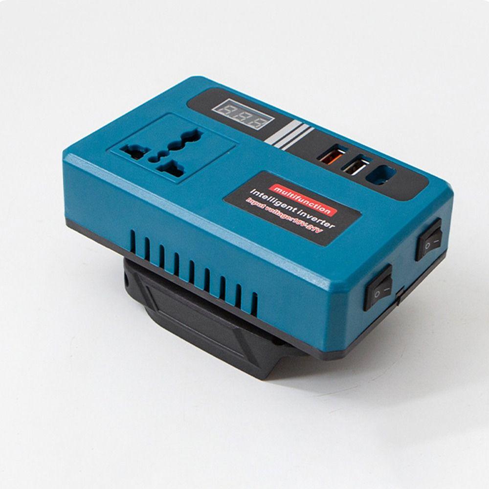 Инвертор питания от аккумулятора DC 21V к AC 180V-220V для аккумулятора Makita 18V Адаптер-инвертор для аккумулятора