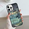 Японский стиль Укиё-э Художественная картина Чехол для телефона Для iPhone 17 Air 11 12 13 14 15 16 Pro Max Чехол Для iPhone 17 Air Max Plus