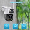ICSEE Двойной экран 9MP 5x Zoom HD WiFi Беспроводная камера видеонаблюдения Бинокуляр