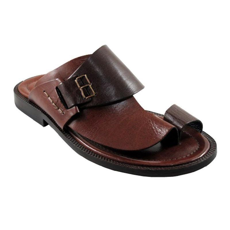 New European And American Men'S Beach Shoes Toe Sandals Large Size 38-48
