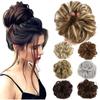 Women Curly Chignon Hair Clip In Hairpiece Extensions Bun for Bride Synthetic Fashion Hair for Women