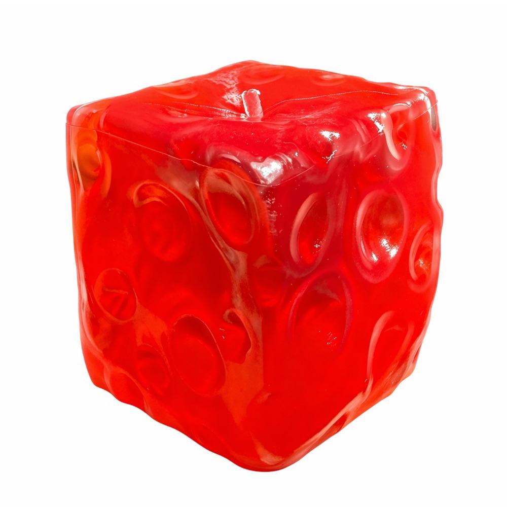 Super Soft Cheese Cube Ball Coconut Oil Sensory Fidget Ball Transparent Cheese Squishy Toy Office