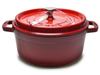 Pico Cocotte Round 24cm STAUB Pot Cherry 24cm [Staub] 3.8L Two-handed (7903-0005) [Item]