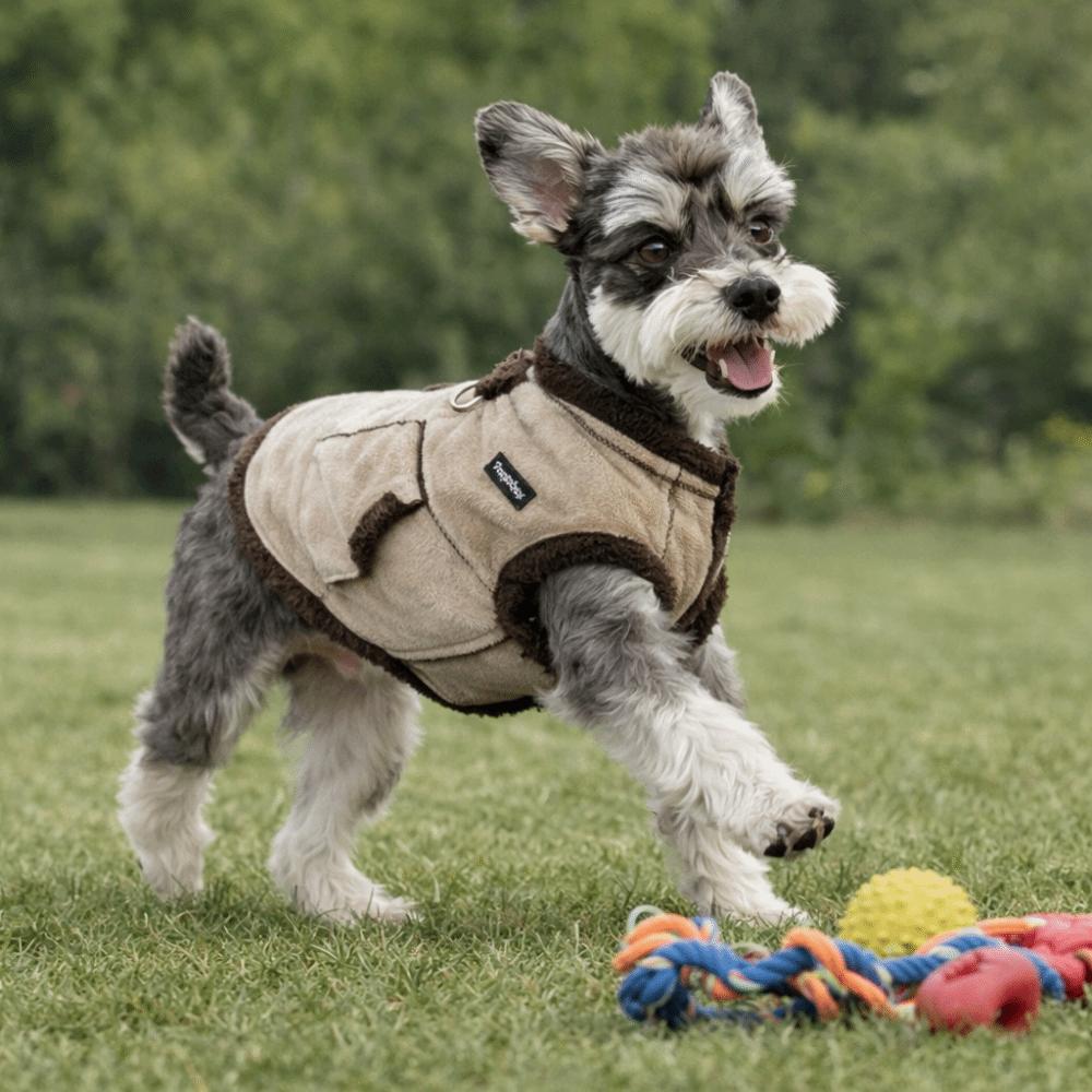 Fashion Warm Dog Winter Waistcoat Sleeveless Comfortable Thicken Dog Coat Wind Breaker Dog Vest Jacket For Cold Weather