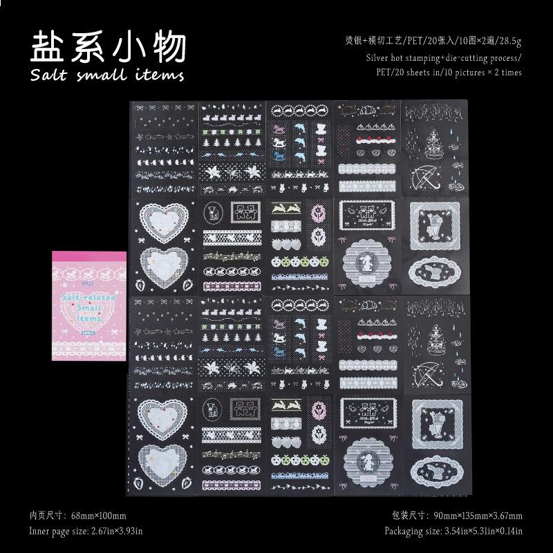 80pcs Kawaii Stationery Stickers Sugar Diary Junk Journal Planner Decorative Sticker Scrapbooking