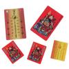 5 шт. 2025 год Тай Суй Золотая карта Китайский стиль приветствия Тай Суй Защитный амулет Фэн-шуй Благоприятные карты удачи