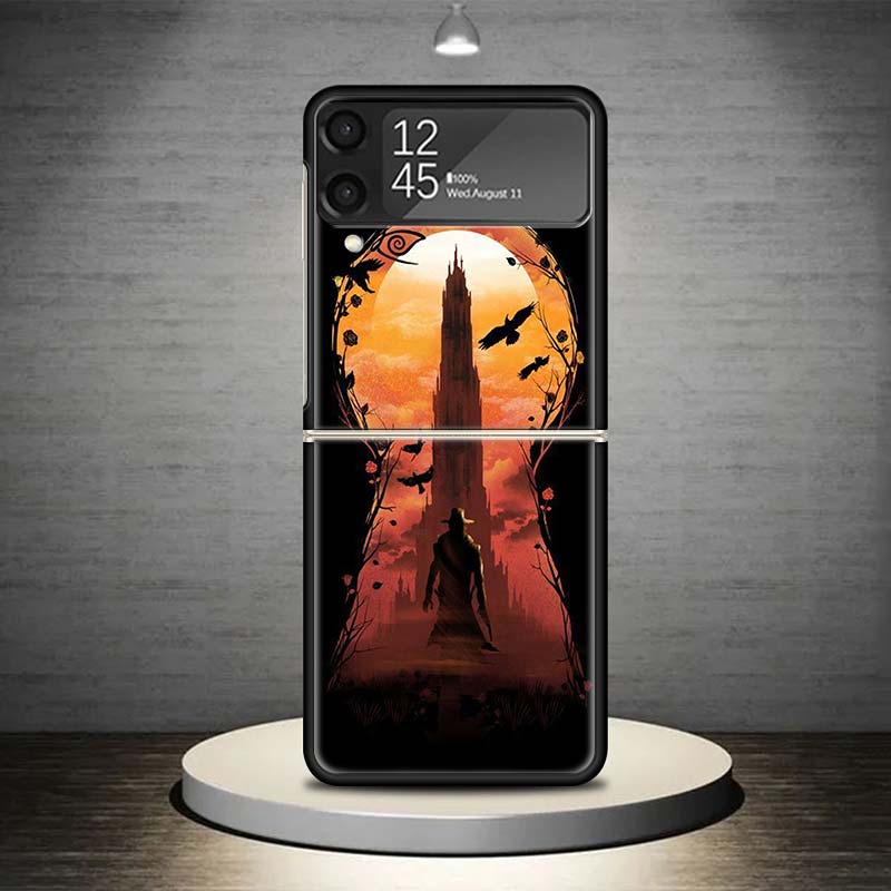 Чехол для телефона Stephen King The Dark Tower для Samsung Galaxy Z Flip 7 6 5 4 3 5G Ударопрочный чехол Z Flip7 Flip6 ZFlip5 Flip3 Flip4