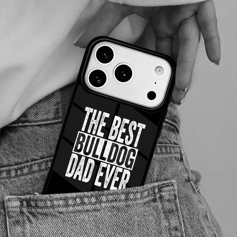 English Bulldog heartbeat TPU Phone Case for iPhone 16e 15 14 13 12 17 Pro Max Plus Air 17pro Cover Coque