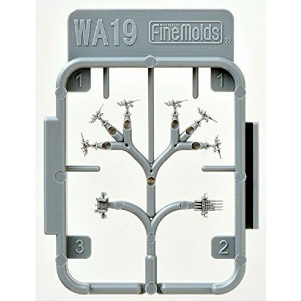 Fine Molds WA19 20mm Gun & 1.1inch Gun Four Equipped Plastic Model Kit NEW