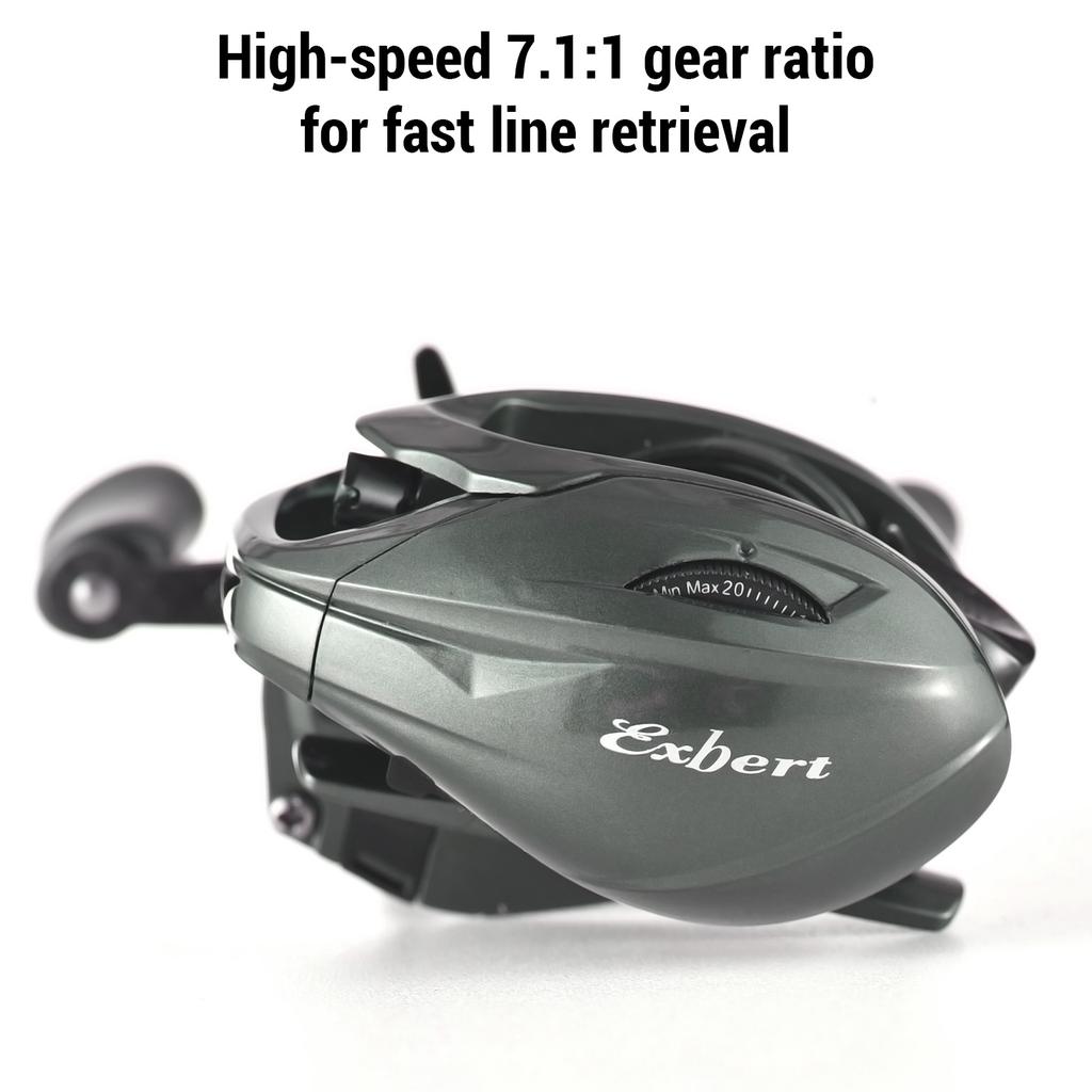 5+1BB Fishing Baitcast Reel High Speed 7.1:1 Baitcasting Reel 4.5-5kg Drag Fishing Reel