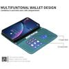 For iPhone 17 Pro Max Leather Case BINFEN COLOR Square Grid Wallet Stand Phone Cover