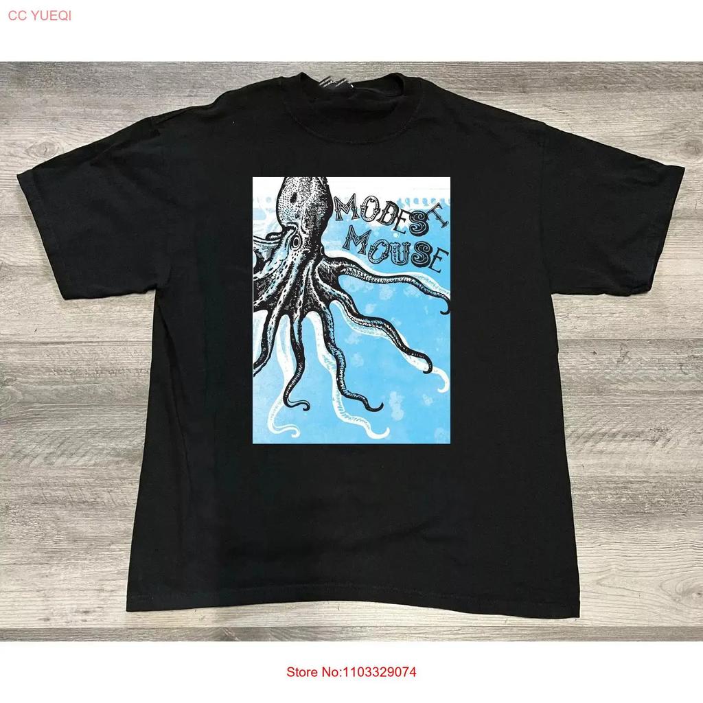 New Modest Mouse Band Black T Shirt Concert S to 5XL TR377 vintage Washed Casual Breathable graphic Unisex fashion homme