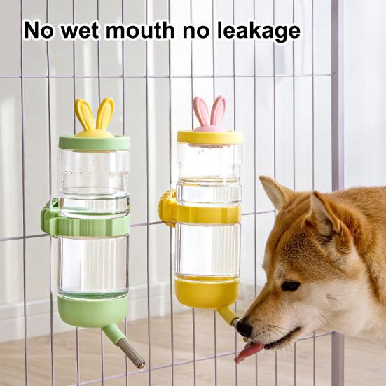 550/950ml Hamster Water Bottle No Drip Small Animal Cage Water Dispenser Automatic