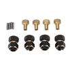 4PCS RC Hex Hub 10mm Brass Wheels Hex Hub Extension Hex Drive Adapter for Traxxas Trx4m 1/18 RC Crawler