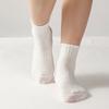 Женские дышащие хлопковые носки до щиколотки - Однотонные, 1/3 пары
