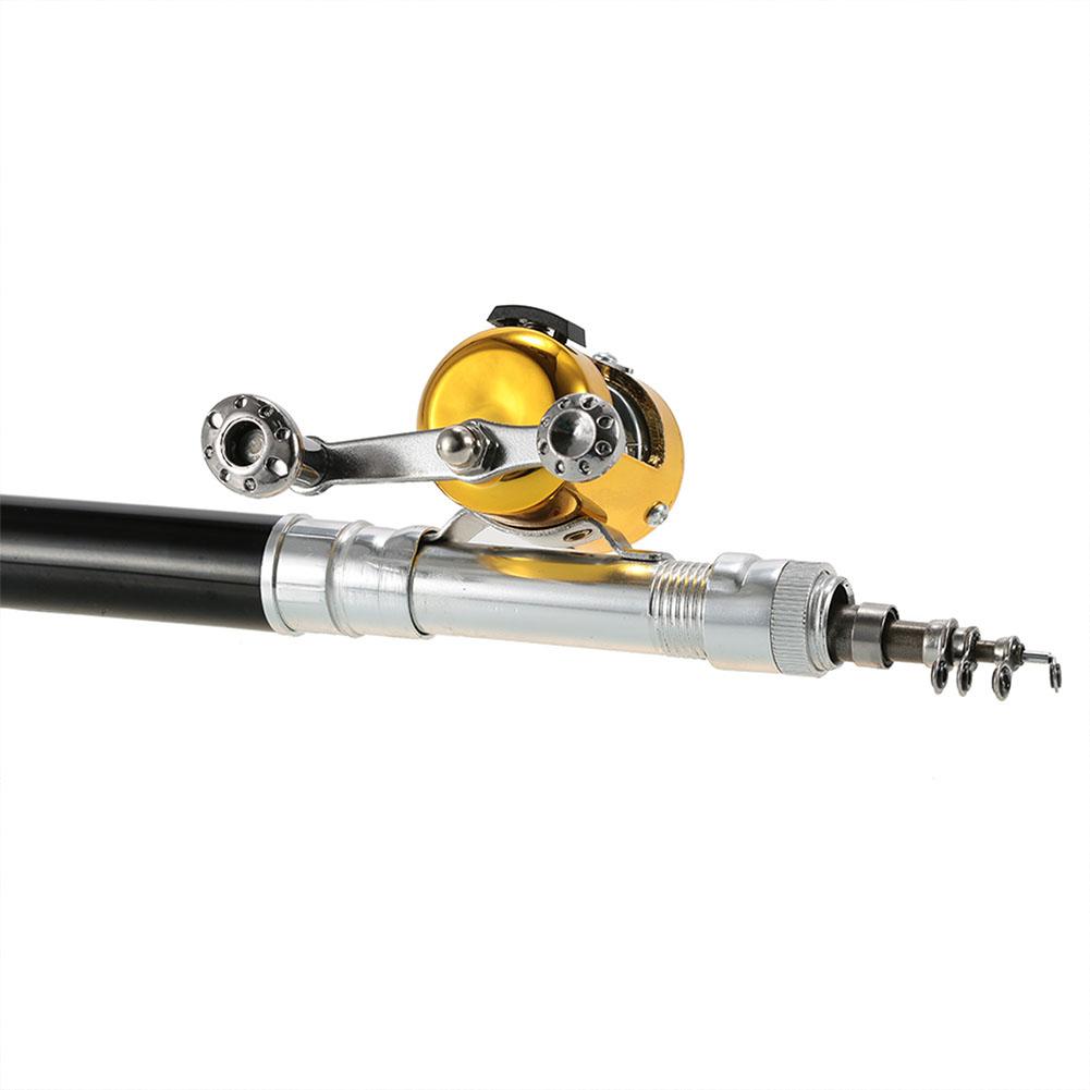 Fishing Rod Reel Combo Set Mini Telescopic Portable Pocket Pen Fishing Rod Pole Reel Lures Baits Jig Hooks Kits Type