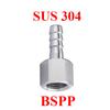 1/8" 1/4" 3/8" 1/2" 3/4" BSP NPT Наружная Внутренняя Резьба к 4 5 6 8 10 12 14 16 19 25 мм Штуцер для Шланга Соединитель из Нержавеющей Стали 304