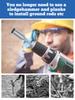 SDS Plus Ground Rod Driver 30/45/65 мм Сверхмощный заземляющий стержень Стальной сверло-шуруповерт для электрического молотка