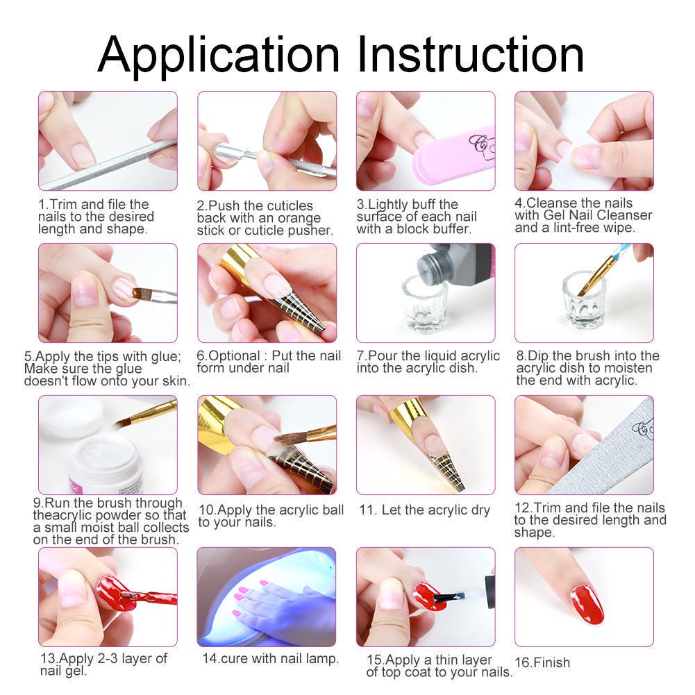 Набор для маникюра и дизайна ногтей