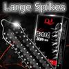 Large Dotted Condoms Delay Ejaculation 9D Spikes Dots Penis Sleeve G Spot Sex Toys for Men Adults 18+ Sex Products Sexshop