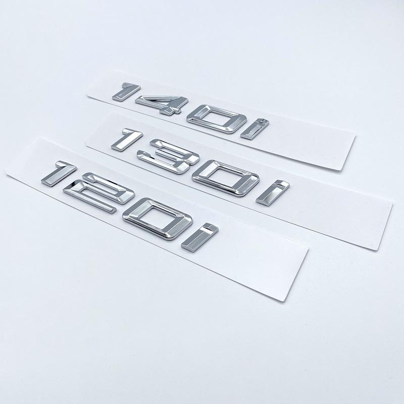 Старые цифры шрифта, буквы 116i, 118i, 120i, 125i, 128i, 130i, 135i, 140i, верхняя эмблема ABS для BMW 1 серии, табличка на багажник автомобиля, наклейка с логотипом